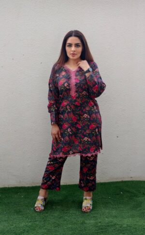 2 Piece Lawn suit